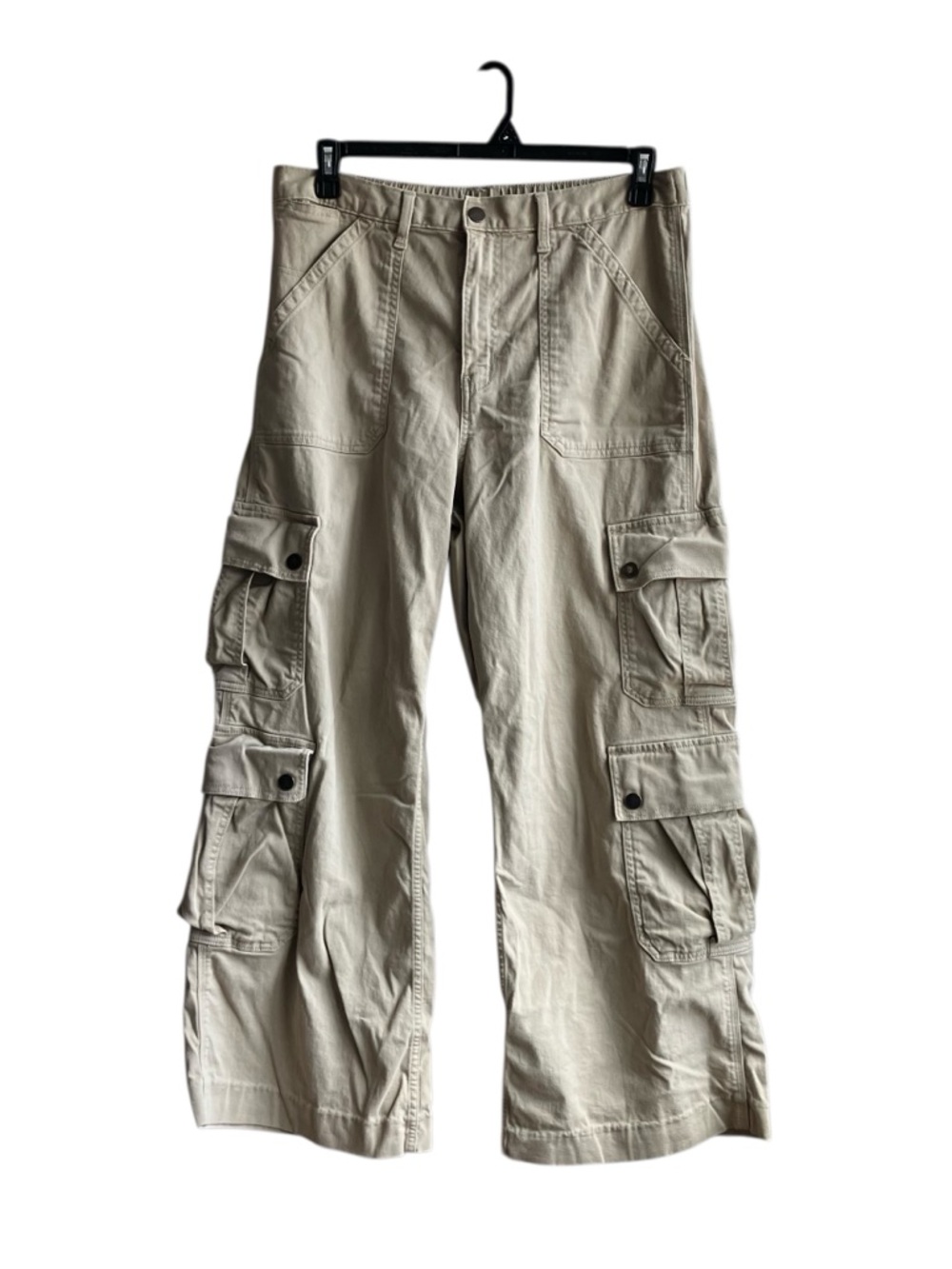 🔥 Arizona Jeans Co. Women’s Cargo Pants-Classic Utility Style- Khaki | Size 14